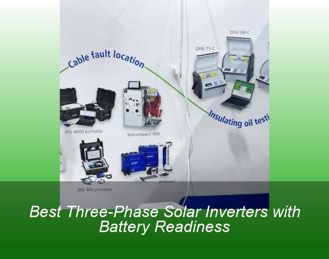 Best Three-Phase Solar Inverters with Battery Readiness